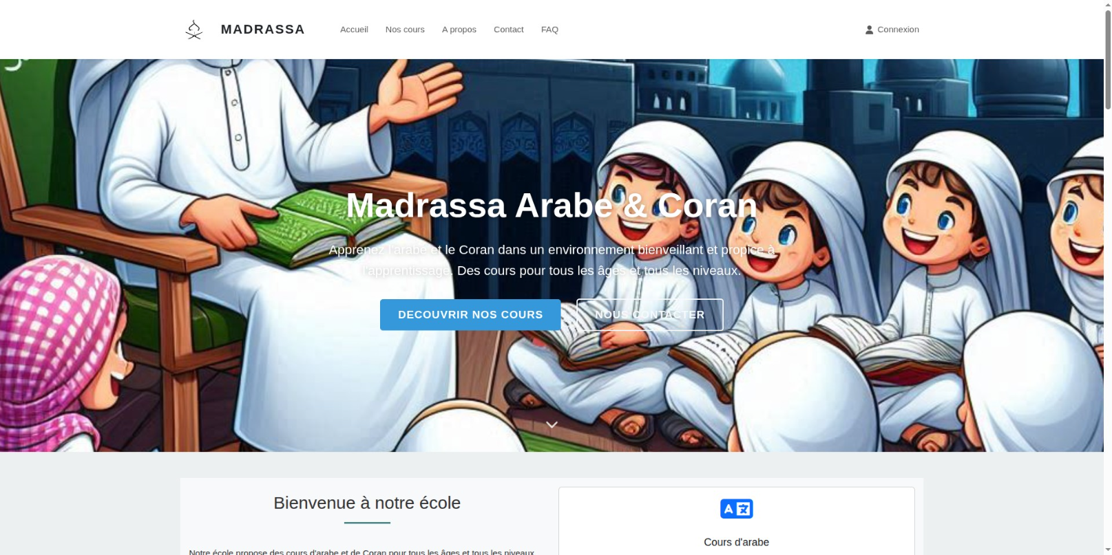 Madrassa : &Eacute;cole Num&eacute;rique d'Arabe & de Sciences Islamiques